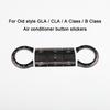 Skirta Mercedes Benz Mygtuko Užklijuojama Plokštelė CLA GLA GLE GLK A B C E Klasė ML GL W176 W246 W242 W204 W205 W212 C117 X166 X204 X156
