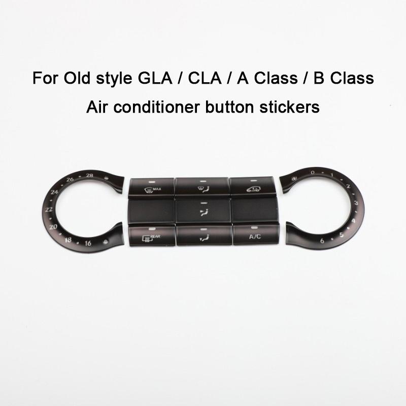 Skirta Mercedes Benz Mygtuko Užklijuojama Plokštelė CLA GLA GLE GLK A B C E Klasė ML GL W176 W246 W242 W204 W205 W212 C117 X166 X204 X156