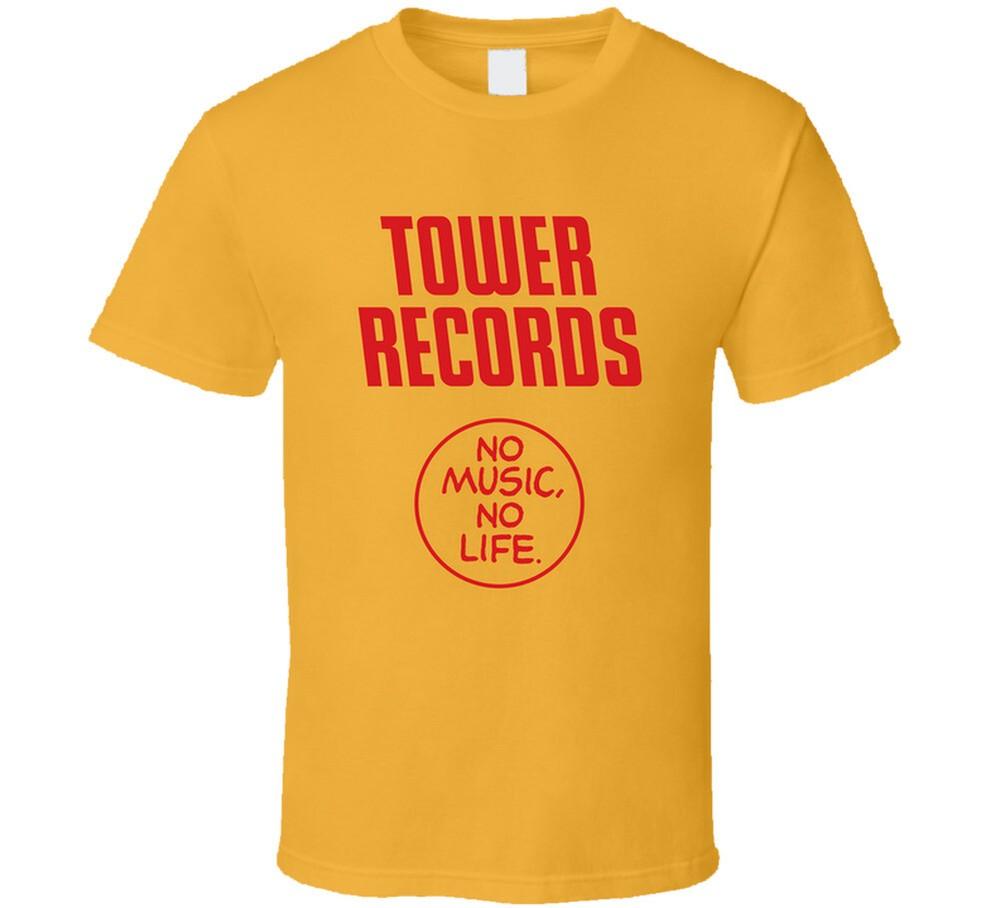 Tower Records No Music No Life T Shirt Unisex T-Shirt XXL