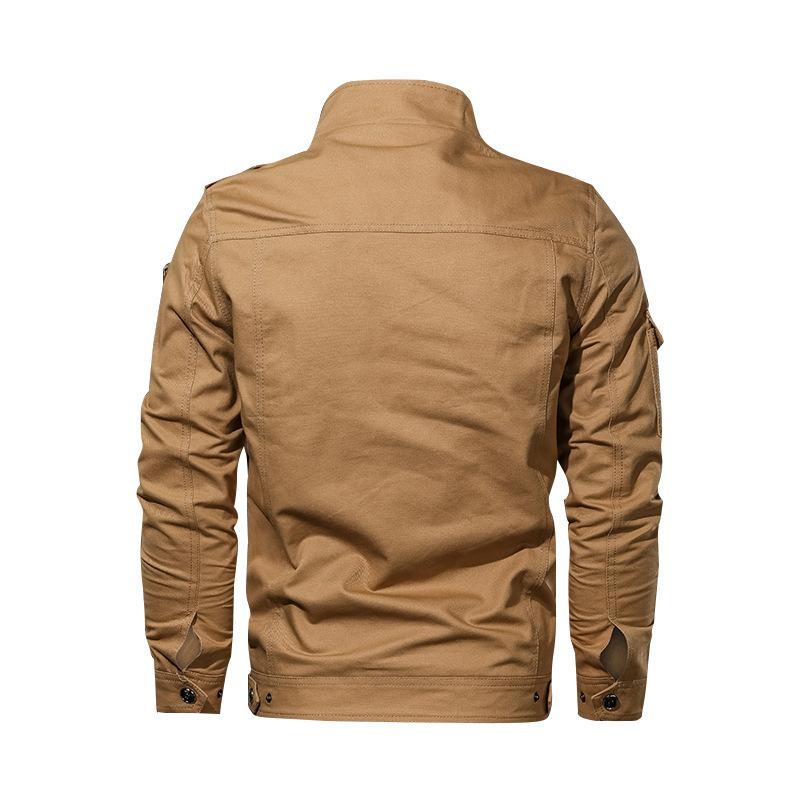 Work Jacket Cotton Men's Spring and Autumn Thin Coat