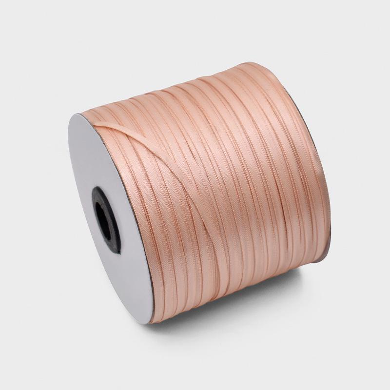 0.3cm Encrypted Polyester Satin Ribbon for Clothing and DIY Accessories