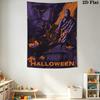 Dark Fantasy Wall Tapestry Gothic Art Space Tapestry Fashion Print Wallmounted Soft Home Decor Homestay Soft Decoration Tapestry