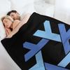 NixOS logo Throw Blanket For Decorative Sofa Comforter warm for winter blankets ands Blankets