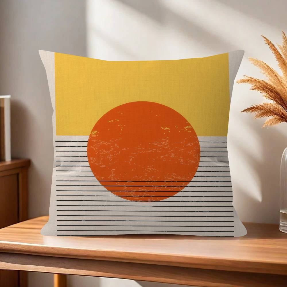 abstract Bauhausstyle  Pillow Anime Pillow Sofa Bed Head Pillow Cover Cushion Cover Fashion