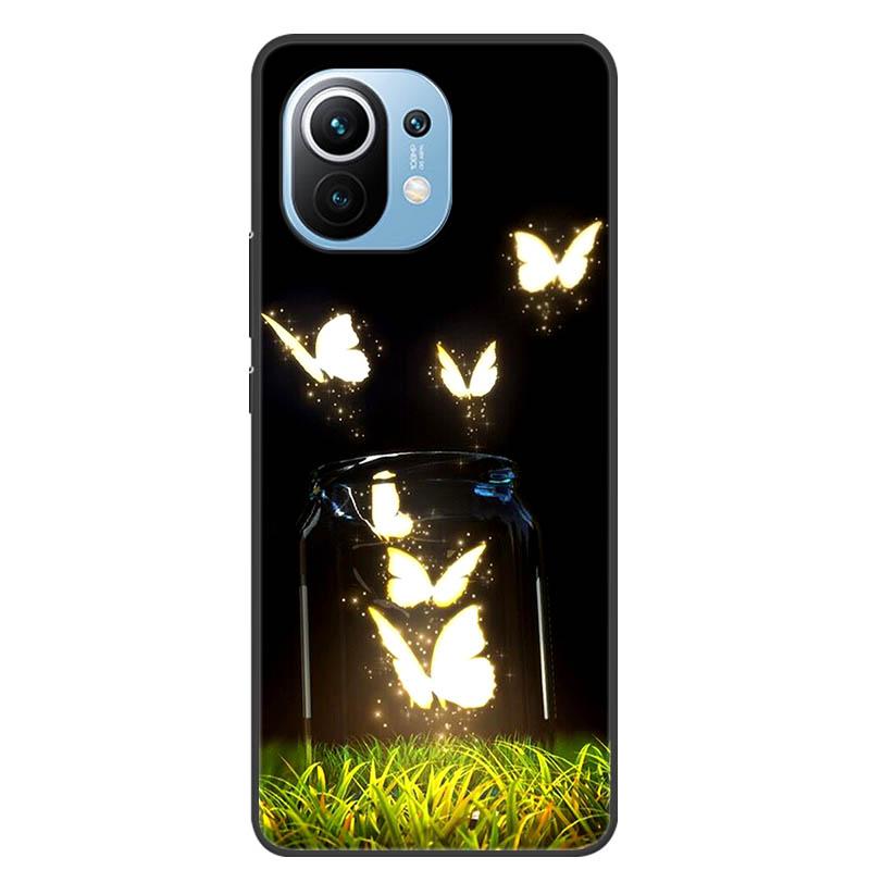 For Xiaomi 11 Lite 5G NE Case Protective Silicone TPU Phone Cases for Xiaomi Mi 11 Lite 5G Shockproof Covers 11Lite Soft Fundas