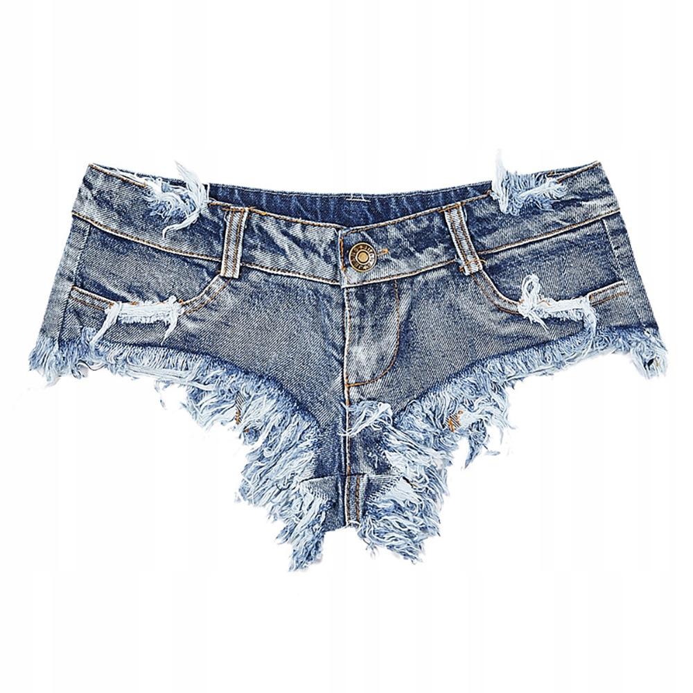 Women's Short Denim Shorts High Waist Shorts Skirtty Sexy Size L