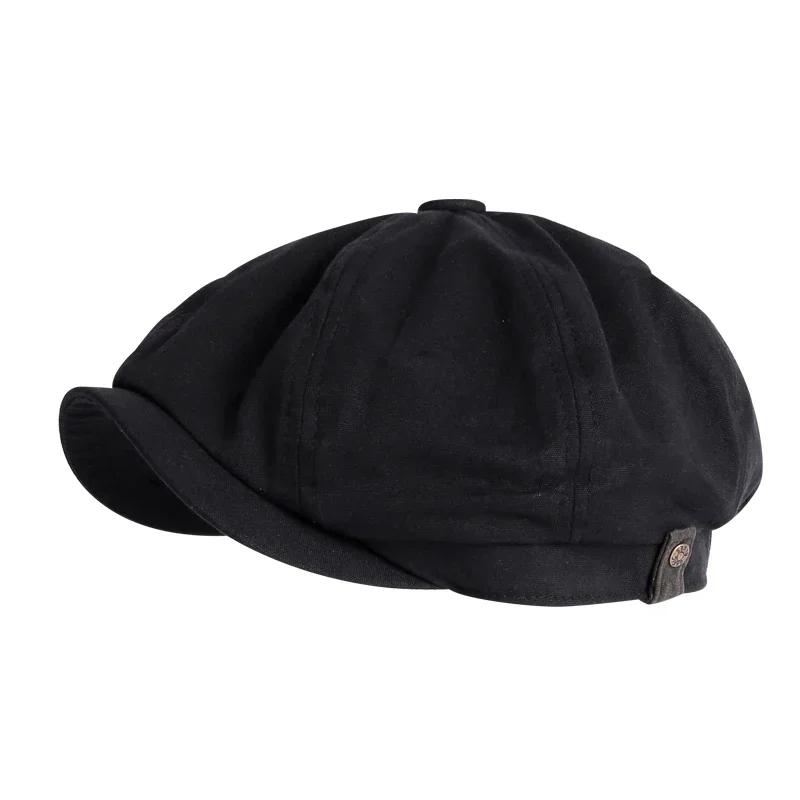 XXXXL62cm Big Size New Newsboy Caps for Men Spring Summer Fashion Retro Cotton Painter Hat Comfortable and Casual Outdoor Berets