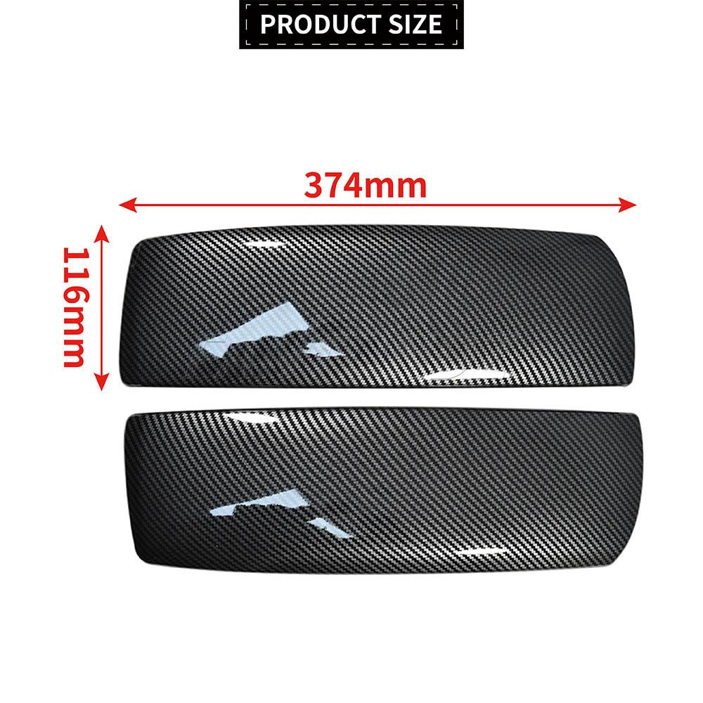 Car Center Armrest Console Box Trim Cover Fit For BMW X5 E70 2007-2013 / X6 E71 2008 2009 2010 2011-2014 Carbon Fiber Look