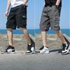 Cotton Workwear Shorts for Men Summer Trend Loose Fashion Style Casual and Sporty Five Quarter Pants Men's Shorts Casual Pants