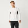 Training Wear Long Sleeve M Quick-Dry T-Shirt, Moisture-Wicking, Quick-Drying, K2JACM93, White,