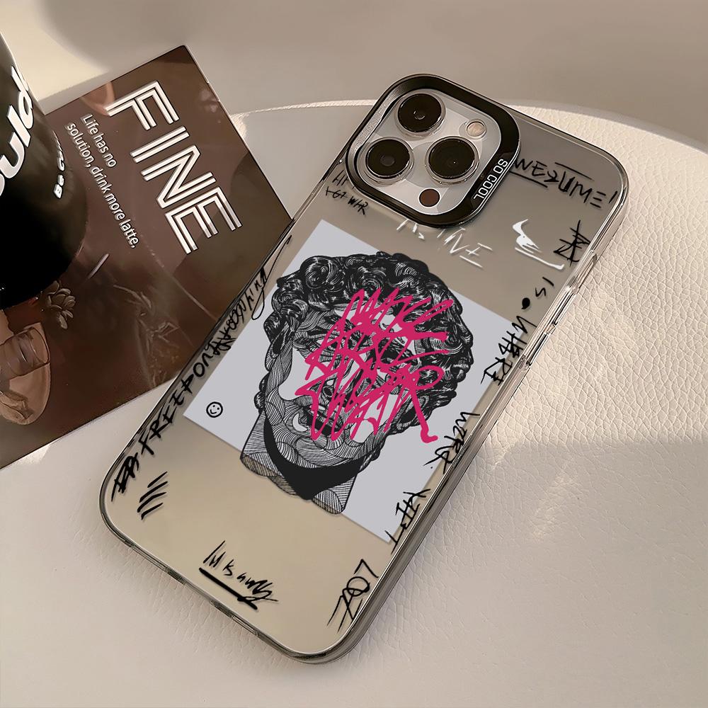 Painted Phone Case for iPhone 11 14 15 16 iPhone 17 11 12 13 for 17 14 15 16 Pro14 15 16 Pro Max for Samsung S25 Ultra S24 S25 A36 A56 A16 Hard Cover