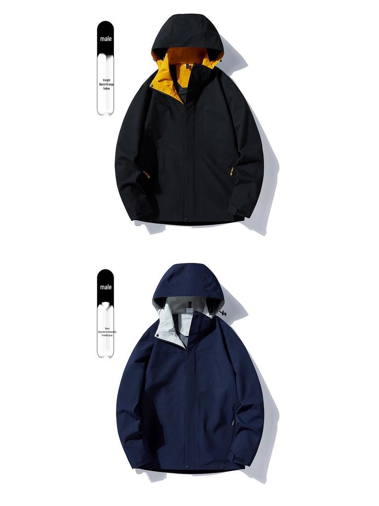 Unisex Windproof & Waterproof Breathable Travel Jacket - New Spring/Autumn Style with Logo Printing Option
