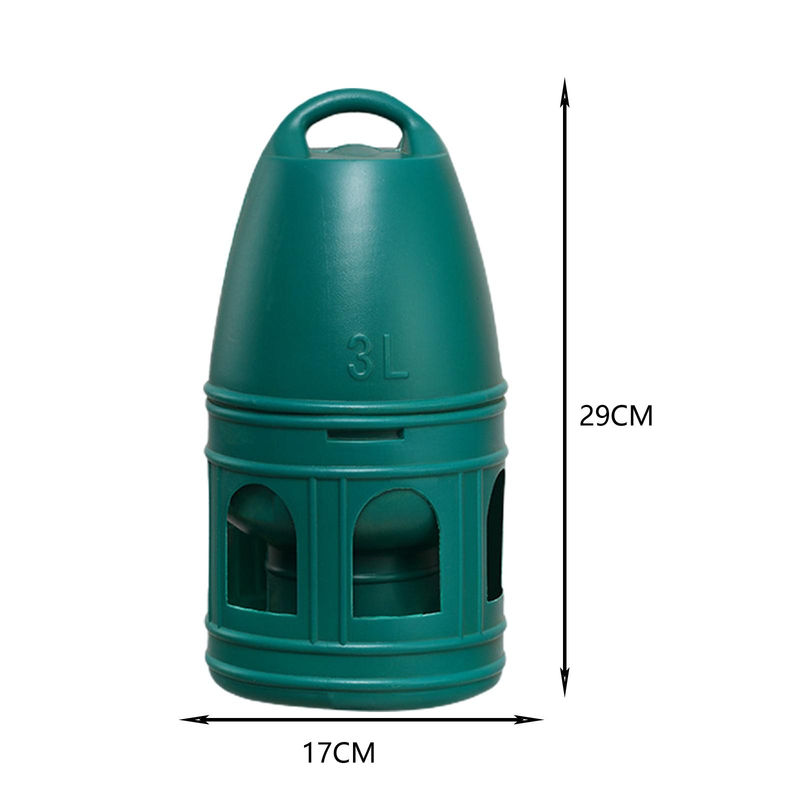 3L/5L Bird Water Drinker Parrot Parakeet Pigeon Duck Dove Water Dispenser Automatic Feeder with Hanging Handle Bird Pot