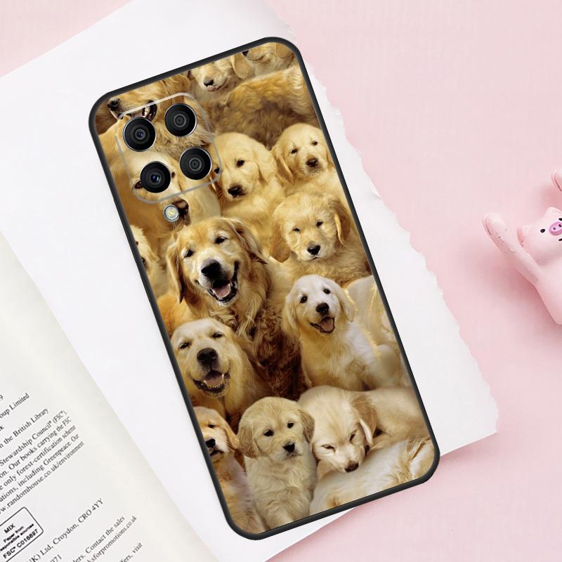 Golden Retriever Dog For Samsung Galaxy M23 M33 M53 M13 M11 M51 M14 M34 M54 M20 M30s M12 M52 M15 M55 M32 Case