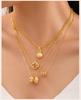 Stainless Steel Lucky Pendant Necklace, Dainty Party Jewelry Gift for Women