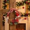 Dachshund Christmas Dog Door Hanger Pine Berry Christmas Bell Wreath Hanger  Xmas Party Supplies