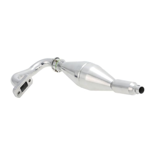 Perfeclan 15003 Aluminum Exhaust Pipe for RC HSP FG 1:5 Monster Truck Car, Silver - Expert Recommended