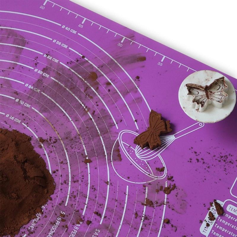 Extra Large Non-Stick Baking Mat Silicone Pad Sheet Baking Mat For Rolling Dough Pizza Dough Maker Holder Kitchen To