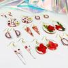 A Top Quality 11Pcs DIY Jewelry Earrings Drop Glue Mold, Epoxy Resin DIY Jewelry Resin Casting Mold, Earrings Making Process