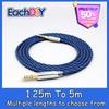 99% Pure Silver OCC Graphene Sleeved Earphone Cable For Fostex T60RP TR-80 TR-90 Fidelio X2HR Headphone LN008586 2