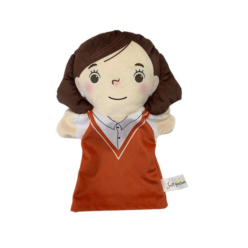 Family Family Hand Puppet Plush Toy Kindergarten Play House Can Open Mouth Cute Doll Child Role Play