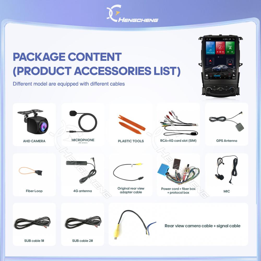 10.4inch Car Radio Multimedia Video Player For Nissan 370 Z 2009-2020 GPS Navigation Android13 Auto Carplay 4G Wifi 360Camera