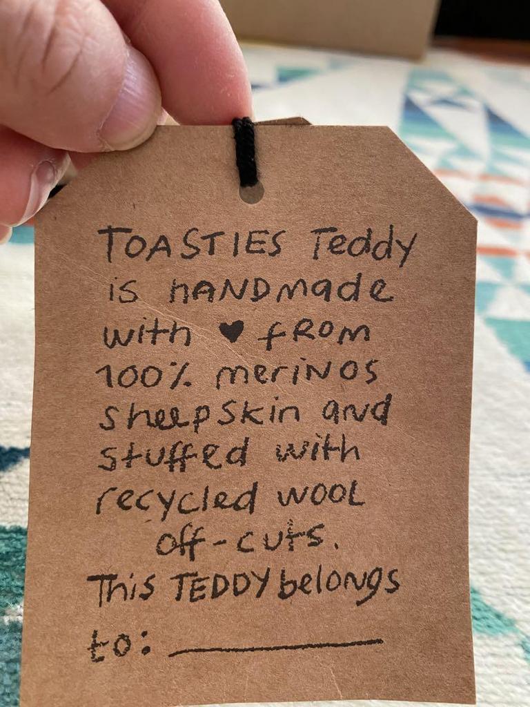 [USED] TOASTIES Teddy Bear Plush Toy