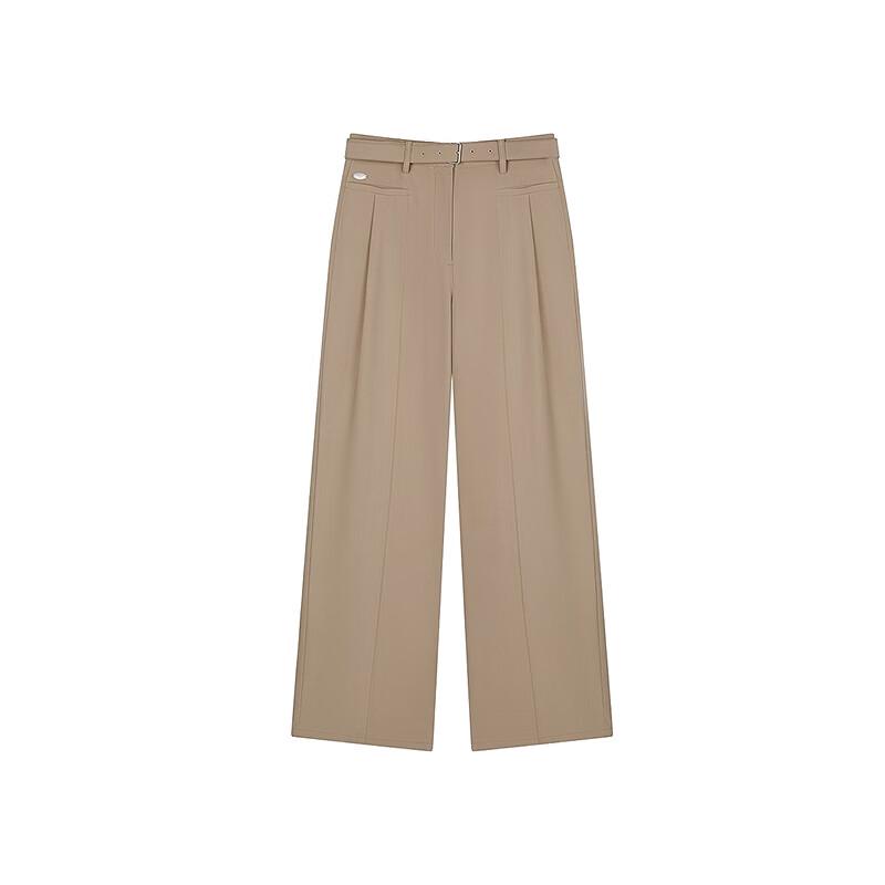 Teenie Weenie Women's Acetate Blend Draped Straight-Leg Pants