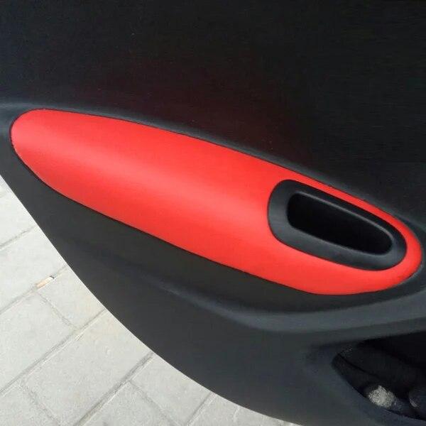 

4 шт., кожаный дверной подлокотник из микрофибры для Peugeot 301 2014 2015 2016 2017 2018, автомобильная дверная панель, подлокотник, защитная накладка