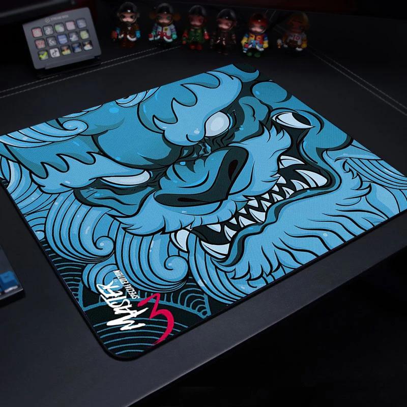 Anime Mouse Pads 45X40CM Small Mouse Pad Control E-sports Tiger Gaming Laptops Mousepad Gamer Carpet Keyboard Mat Desk Protector