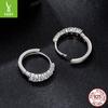 Classic Sparkling Moissanite Ear Buckles, Simple And Elegant S925 Sterling Silver Earrings, Earrings, Birthday Gift.