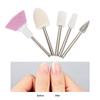 5pcs   Set Ceramic Metal Nail Drill Bits Manicure Pedicure Machine Rotary Burr Accessory