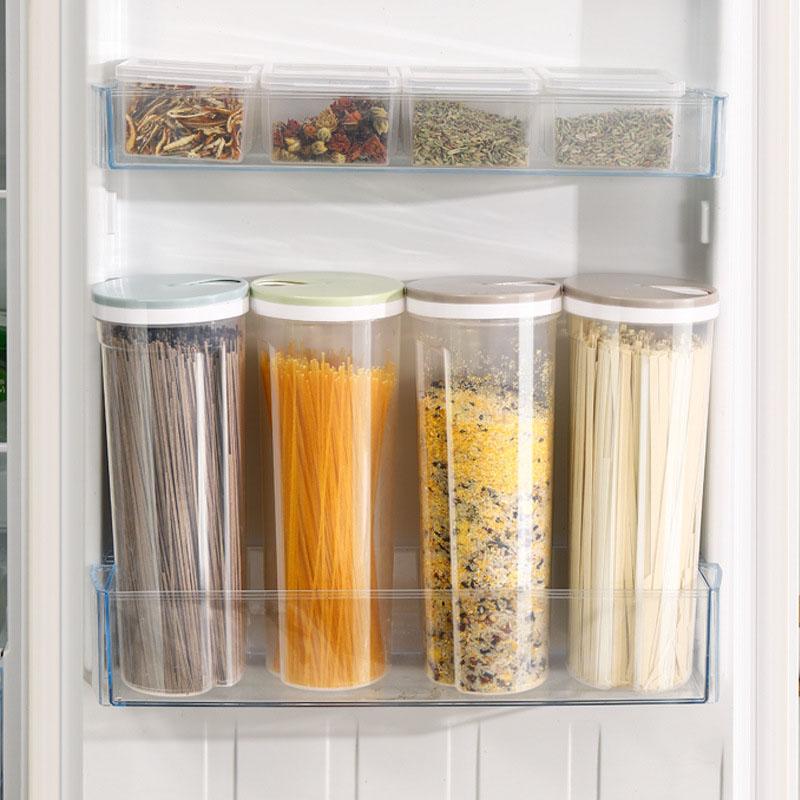 Transparent, Food-grade Plastic Airtight Storage Box, Noodle Storage Box, Suitable for Storing Pasta and Grains In The Kitchen.