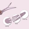 Little Girl Hair AccessoryTeardrop-shaped Loose Hair Bb Clip Adult Colored Metal Straight Clip Matte Side Hair Clip