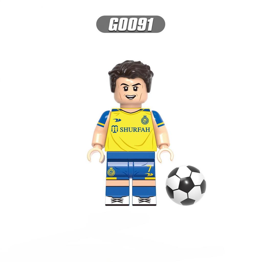 Kinder Bewegungs-Wettbewerb Bausteine Pädagogische Puzzle-Sets Fußball-Modelle Perfekt als Feiertagsgeschenke oder Spielzeug für Jungen