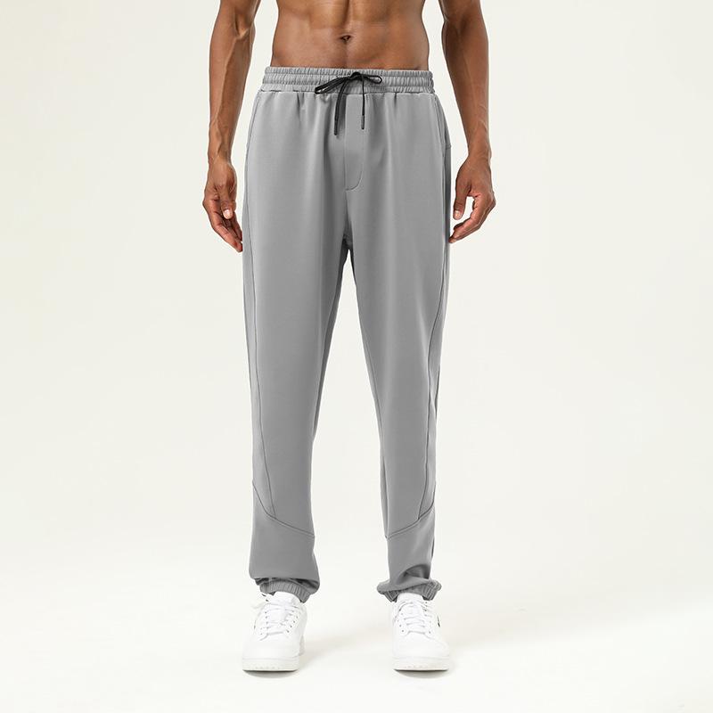 

Мужские спортивные брюки для активного отдыха, быстросохнущие, для пеших походов, велоспорта и бега - Осень/Зима, Толстые, Свободного кроя L (Height 170-175 cm) серый