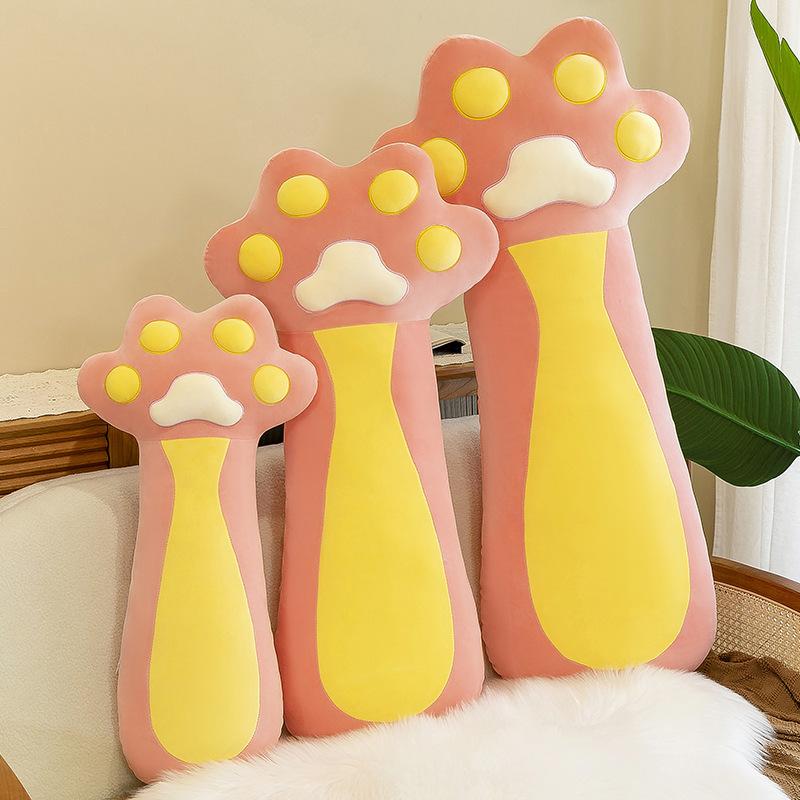 Cute Cat Claw Throw Pillow Plush Toy Girl Bed To Sleep with Large Throw Pillow Cute Home Decoration