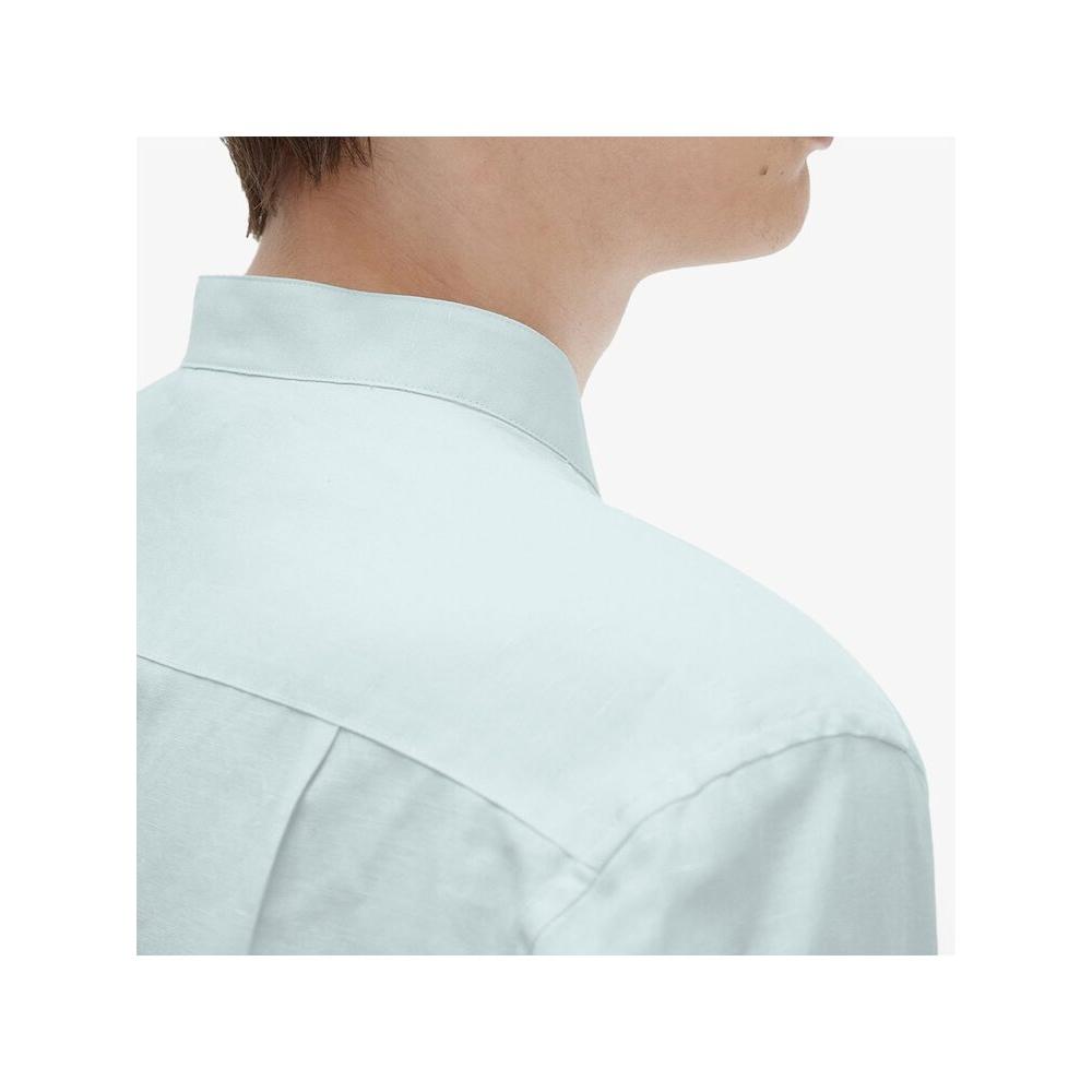 Fred Perry [Originální ústředí] Fred Perry [ostré] Košile ze směsi lněného prádla Děda s límcem R30 Afpm2417763 R30 qzgAfpm2417763 R30