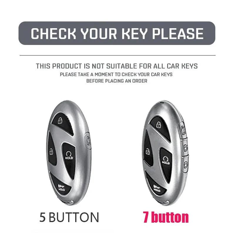 Shell Fob Holder for New Kona SX2 For Hyundai IONIQ 6 New Grand Prix GN7 Silicone Car Key Case Key Cover Accessories