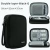 Fashion Portable Data Cable Storage Bag Outdoor Earphone Bag Organizer Digital Gadget Storage Box Charger U Disk Protection Case