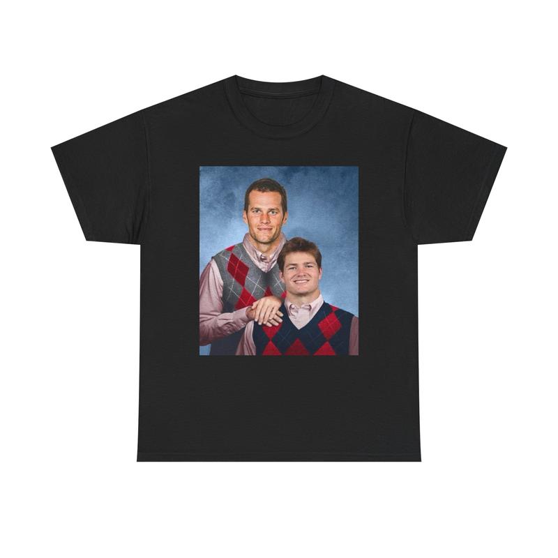 Tom Brady Drake Maye Parodie lustig Grafik 100% Baumwolle Unisex Shirt 2026 Sommer Neu Rundhals Unisex Y2k retro Kurzarm T-Shirt