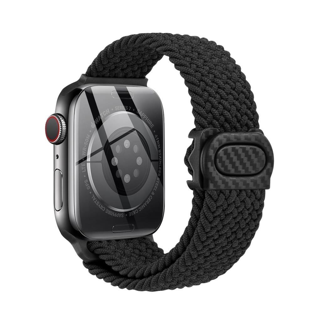 Strap For Apple watch band 44mm 42mm 40mm 45mm 46mm 41mm 49mm Braided Solo Correa Bracelet iWatch 11 10 9 8  7 6 5 4 se Ultra3