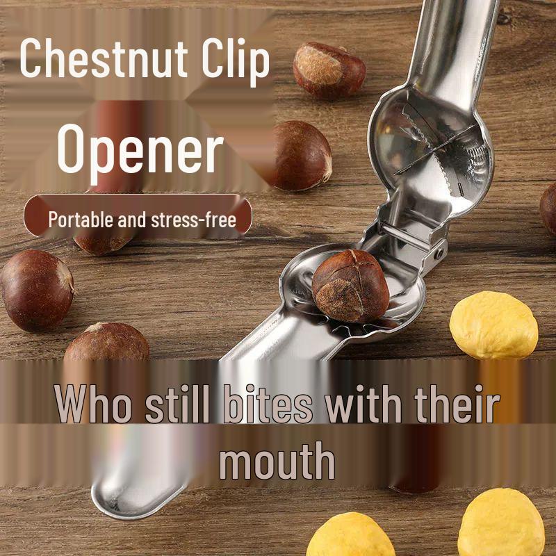 Chestnut Peeling & Shell Opening Tool - Knife Clip for Raw Chestnuts