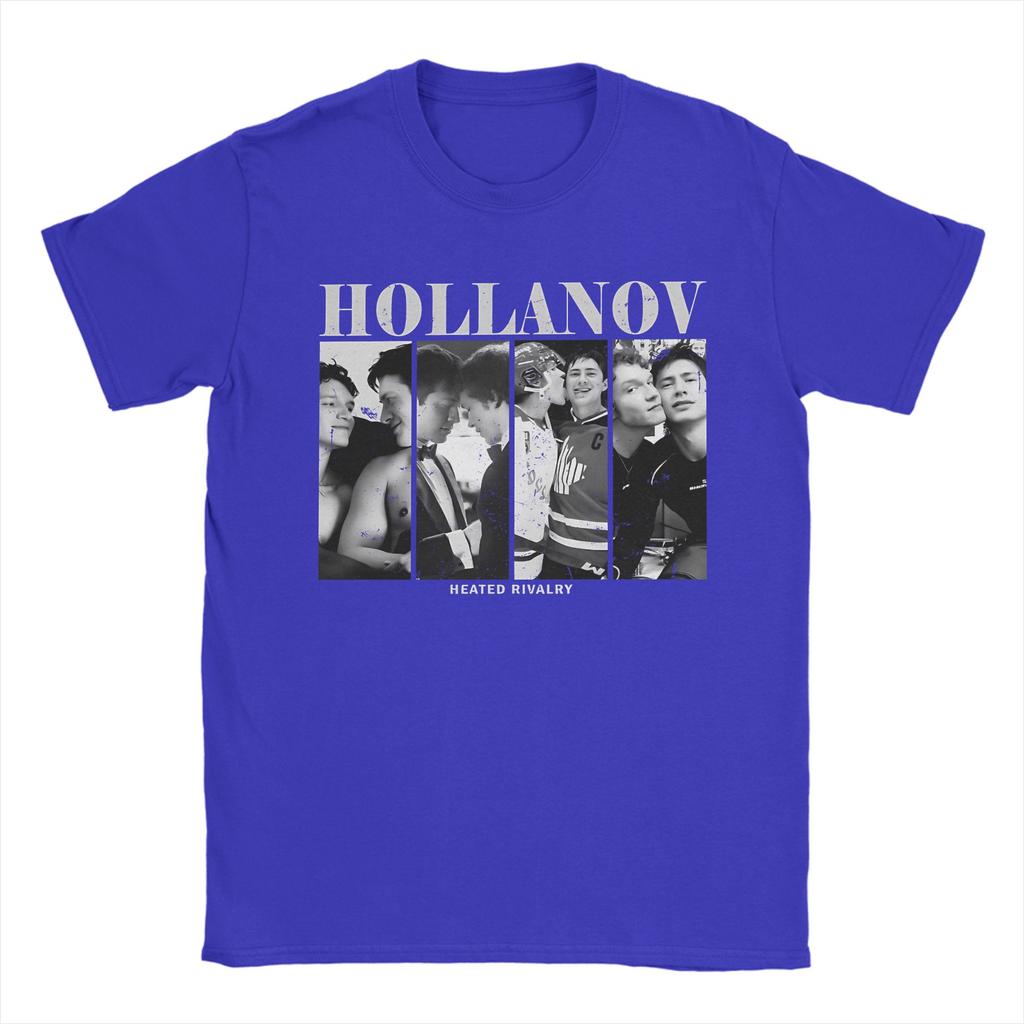 Oversized T Shirt Summer Team Hollanov Ice Hockey Heated Rivalry Trendy Cool T Shirts 100 Cotton Tshirt Short Sleeve Tops