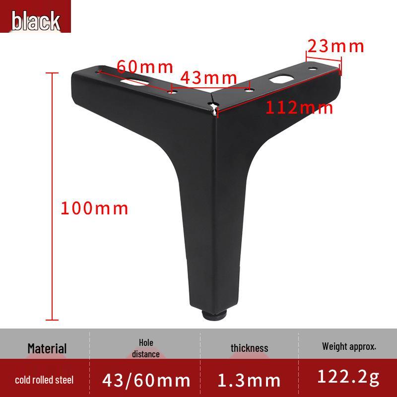 Luxury Metal Furniture Support Leg - Triangular Sofa/Bed/TV Cabinet/Table Hardware