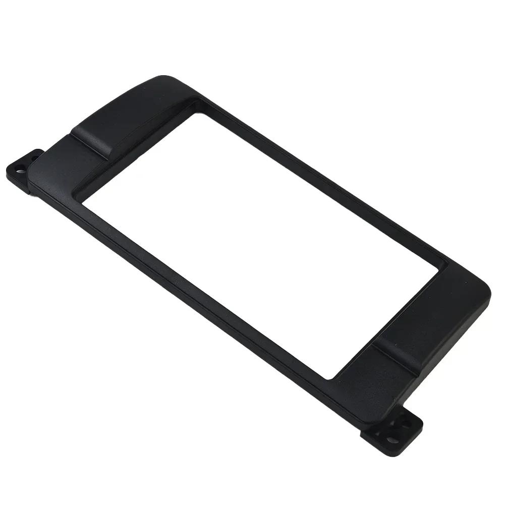 Double 2 Din Radio Fascia For BMW 3 Series E46 1998-2006 Stereo Panel Frame Auto Radio Plate ABS Plastic Replacement 180*105mm
