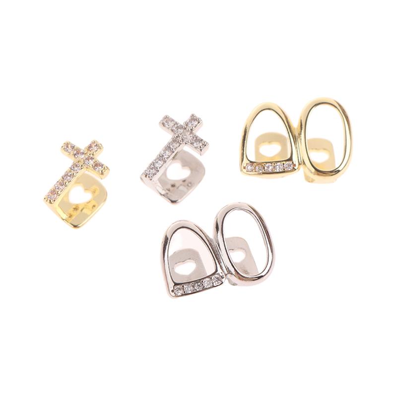 Hip Hop Single Tooth Dental Grillz Teeth Caps Punk Metal Grill Cap Cosplay Party Teeth Grillz Dental  Jewelry