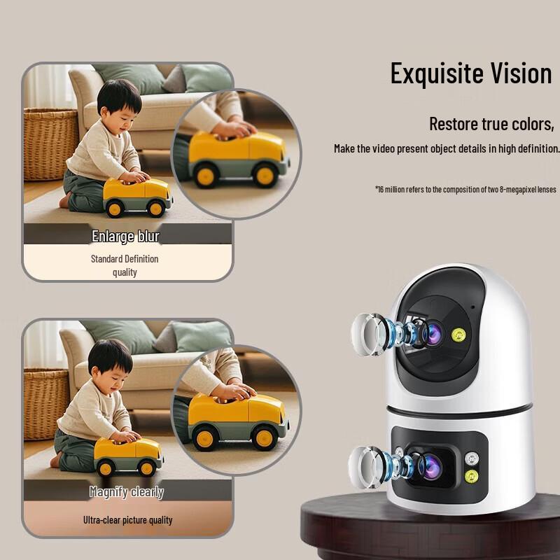 Newmine Wireless AI 360° Home Security Camera CN plug (adapter included)