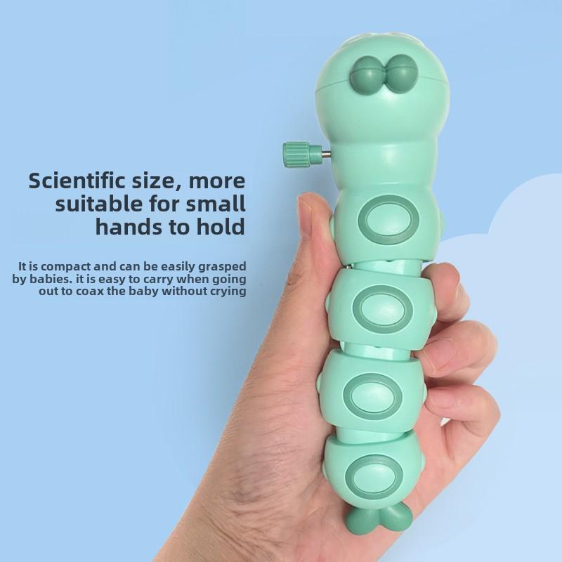 Ovly Cute Clockwork Wobbly Caterpillar Wind Up Toy Cartoon Kawaii Little Bug Decompress Anti-stress Fidget Baby Learning Toys Gifts