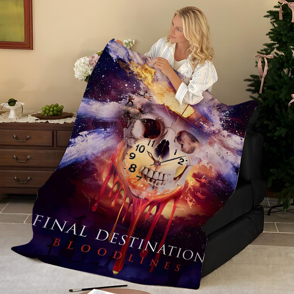 Movie T-The D-Descent Throw Flannel Blanket, Soft Warm, Durable & Washable cute Cool